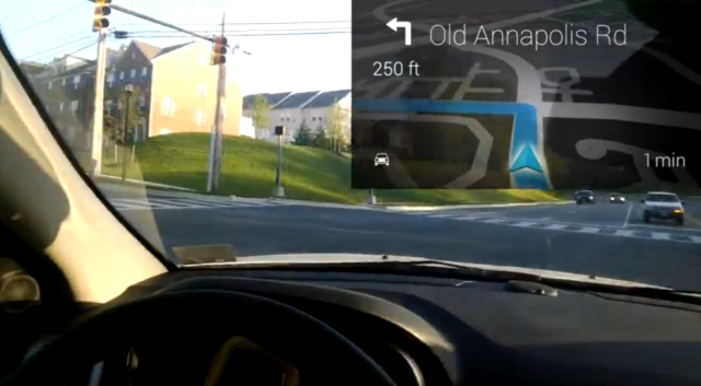 Google Glass – GPS Navigation