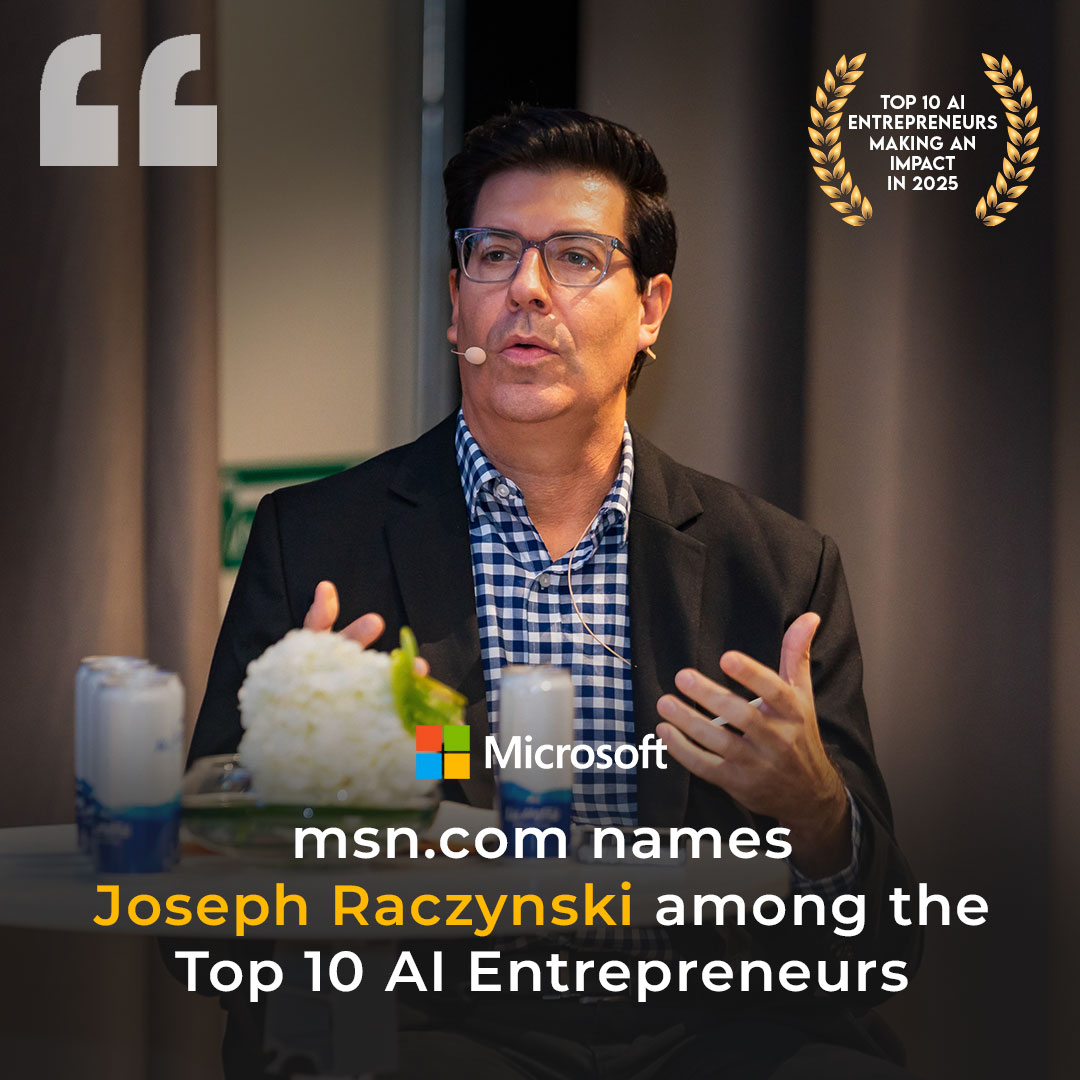 Joseph Raczynski Named Top 10 AI Entrepreneurs Making an Impact in 2025